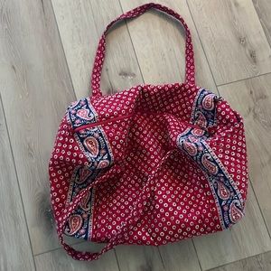 Vera Bradley  Americana red duffle bag